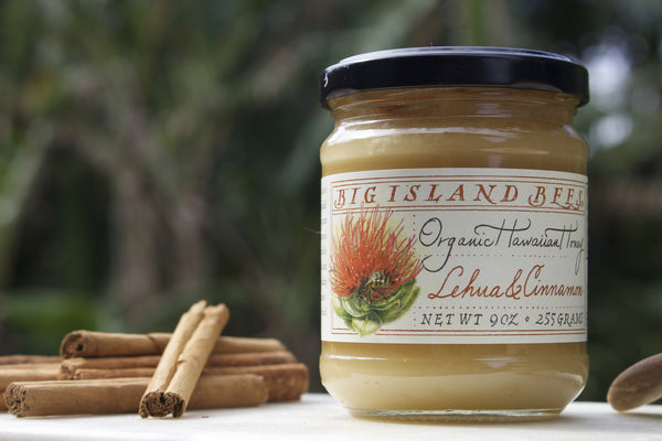 Organic Lehua & Cinnamon Honey - Hawaii Made