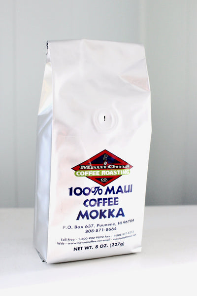 100% Pure Maui Mokka Coffee - Hawaii Made